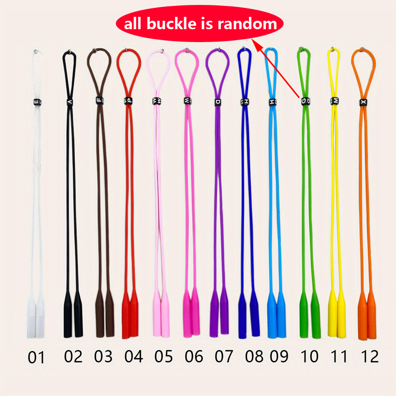 Sunglass Retainer Cord - 12pcs/24pcs Sports Eyewear Retainer Candy Color