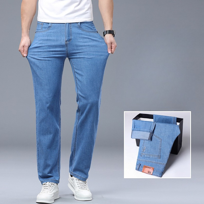 Ice Silk Thin Denim Jeans for  - огляд і ціна Levis Jeans 501