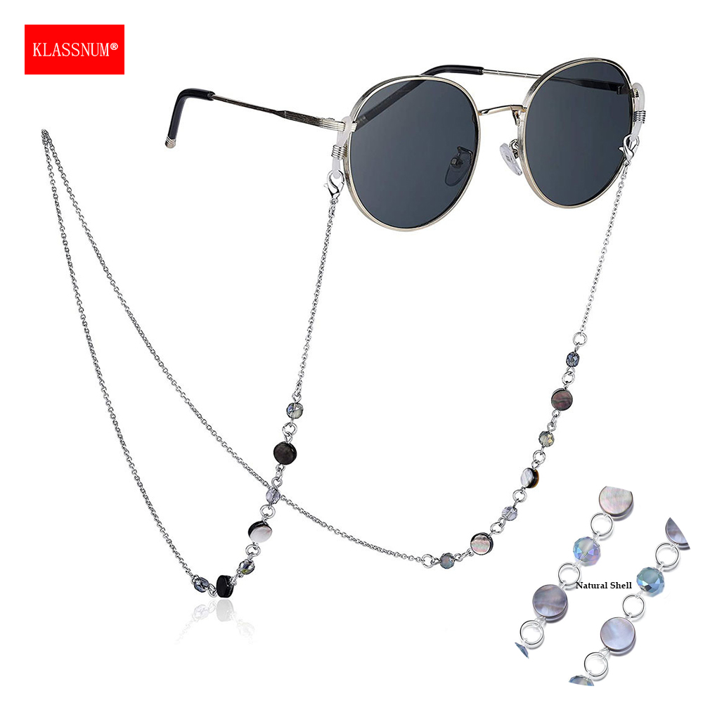 KLASSNUM Women Natural Shell C - огляд і ціна Sunglass Retainer Cord