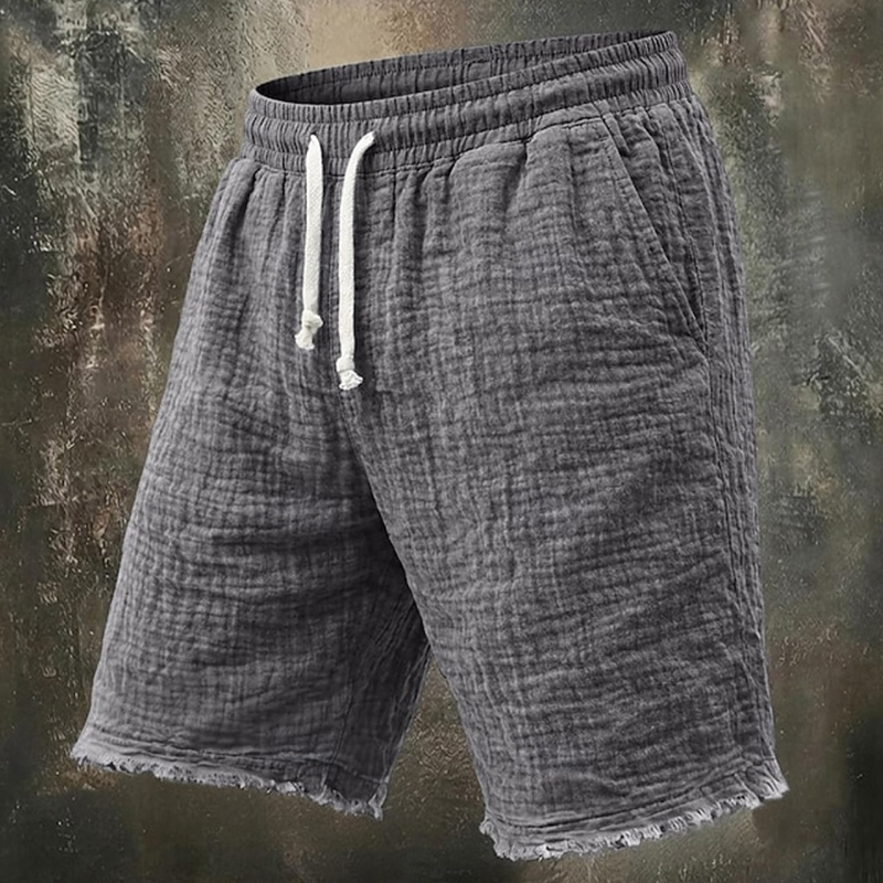 Fashionable Ripped Linen Short - огляд і ціна Short Linen Drawstring