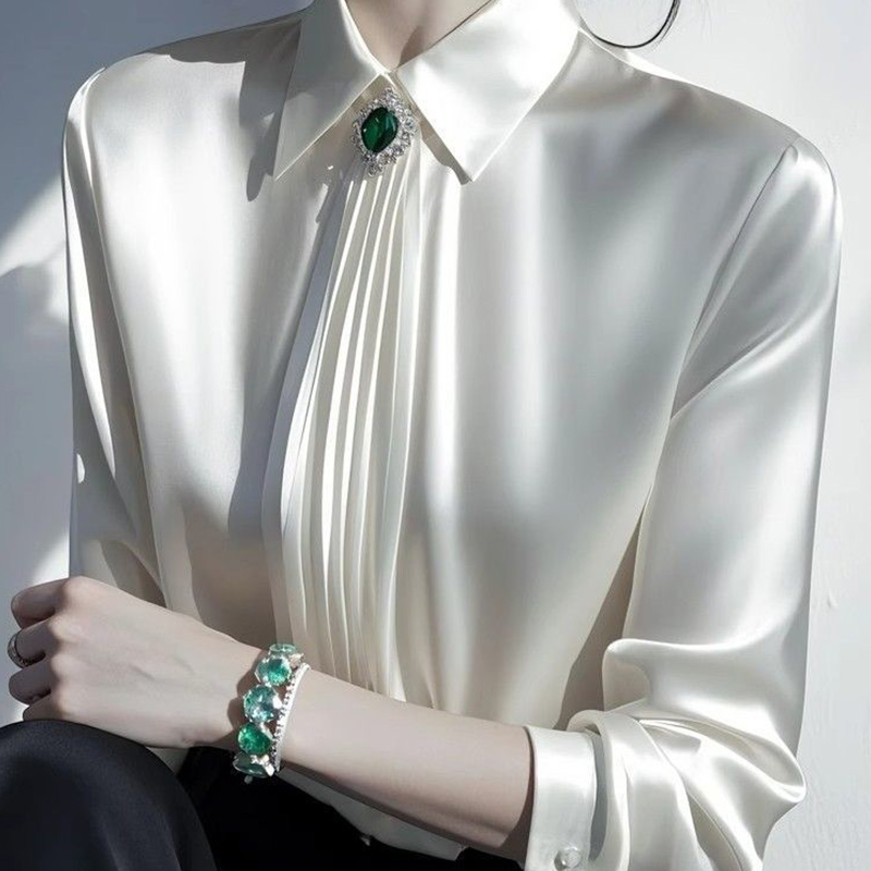 2025 Spring New Temperament Sa - огляд і ціна Shirt Camp Collar