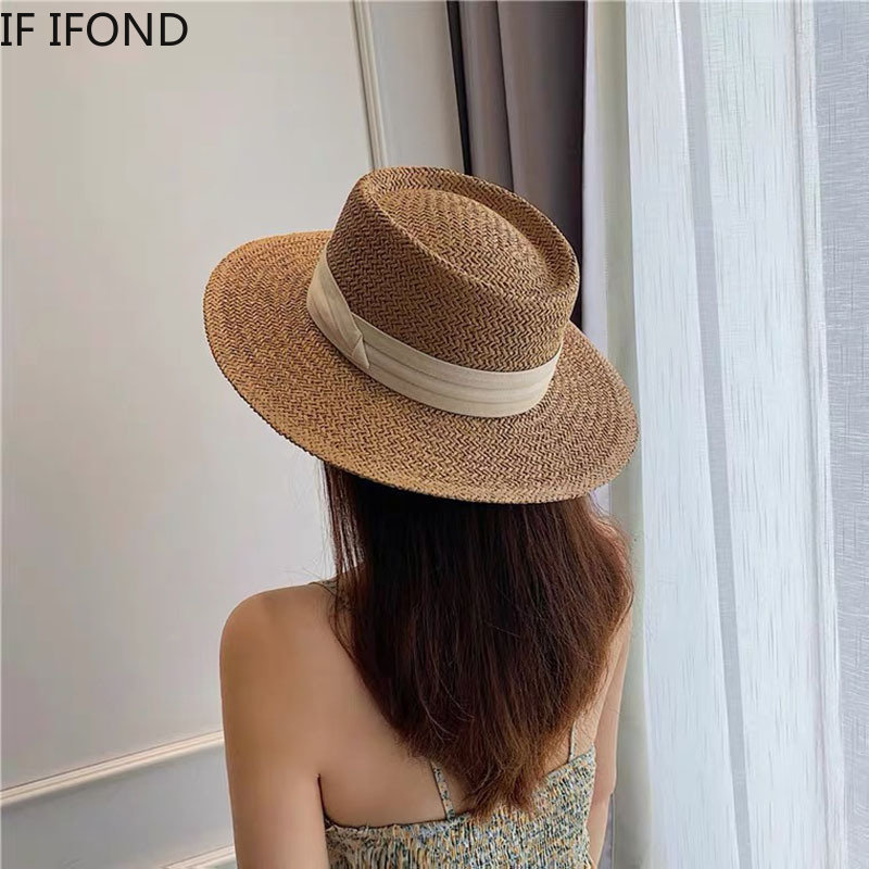 Spring Summer Breathable Straw - огляд і ціна Bucket Hat Straw